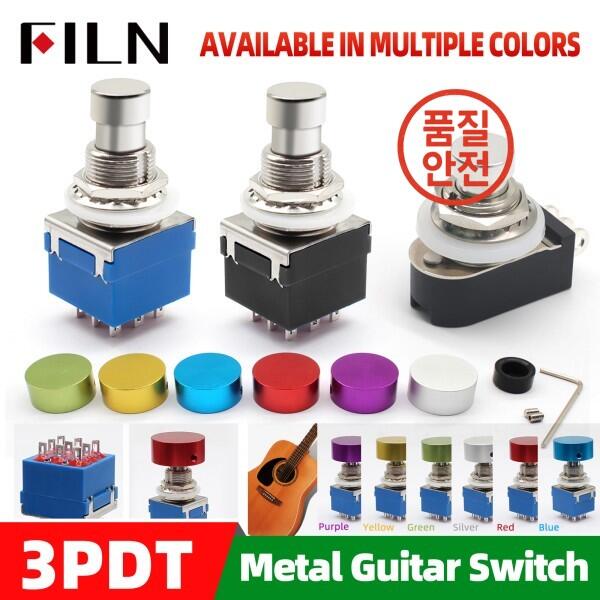 FILN FILN 3PDT 9핀 기타 이펙트 페달 풋스위치